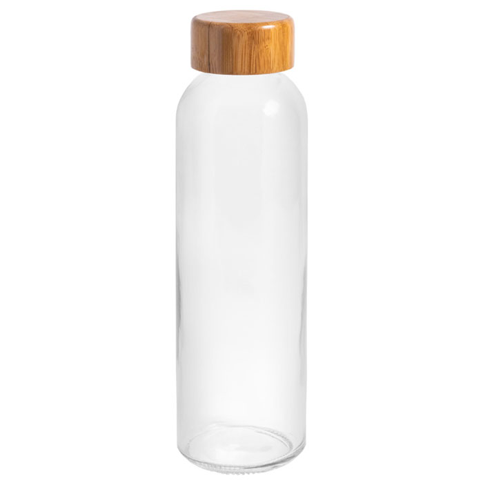 Botella cristal 500ml bambú para Sublimación - Kairel